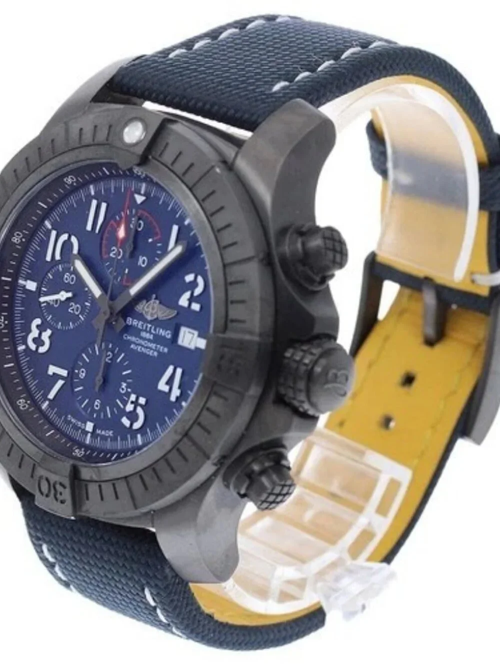 BREITLING Super Avenger 48 Night Mission V13375 Navy Dial Automatic Men's_966396